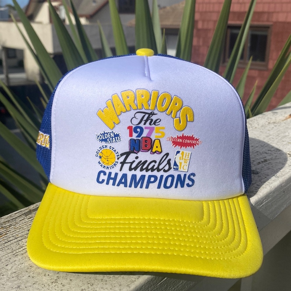 Golden State Warriors Trucker Hat NBA Champions Mitchell & Ness Retro Vintage
